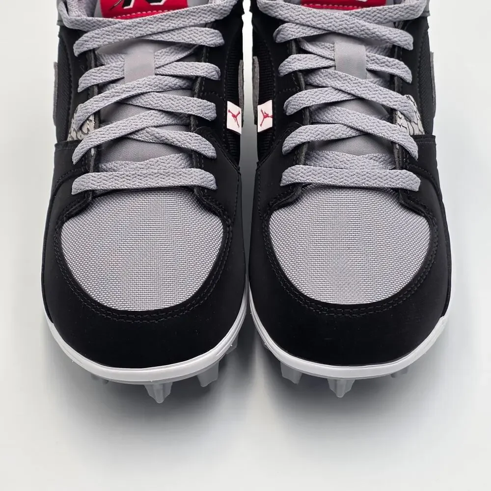 Jordan Stadium 90 Low TD Men's Sz 7.5 Football Cleats HQ0210-060 Black Cement